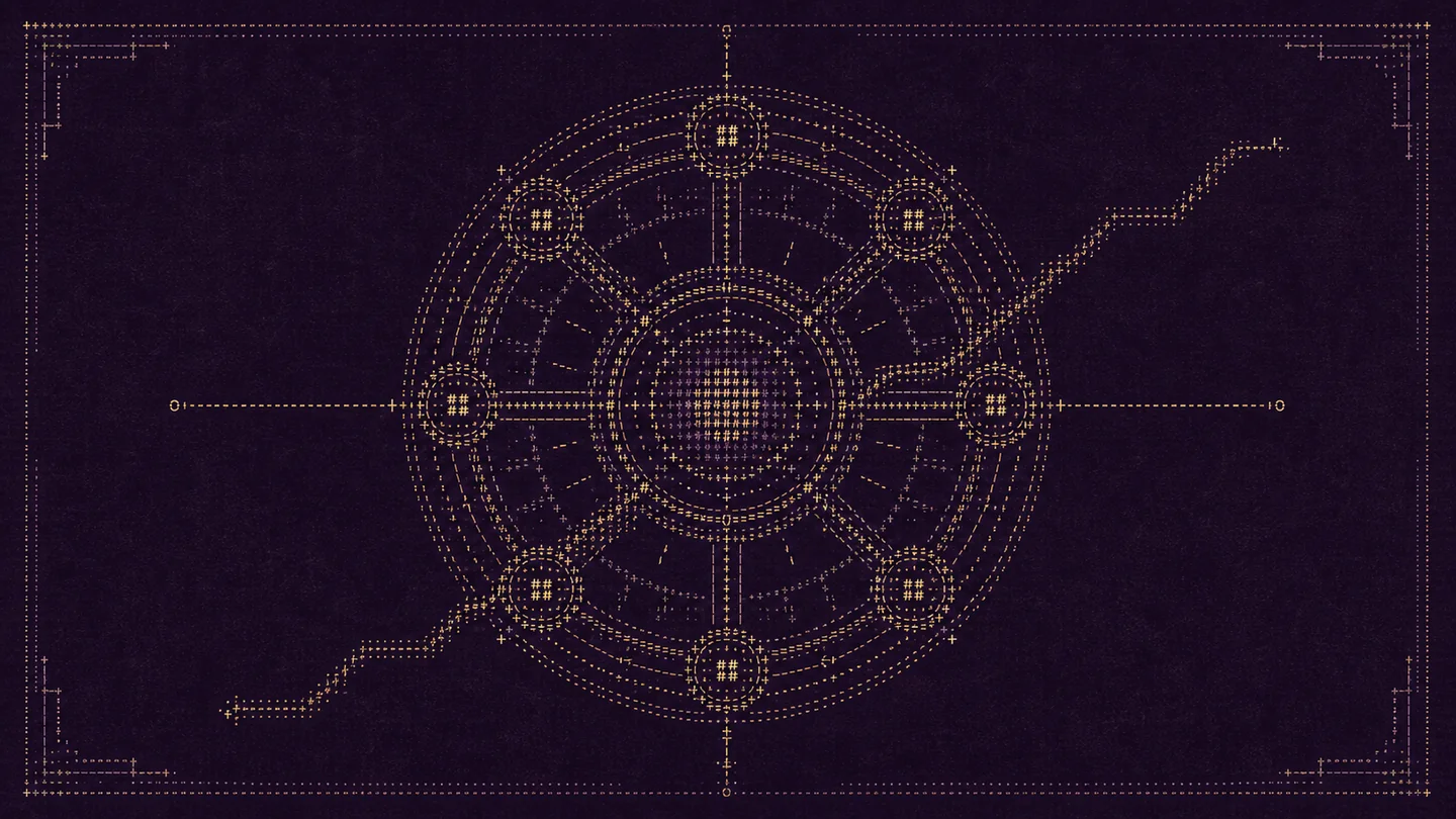 Da Vinci ASCII astrolabe instrument for active company memory
